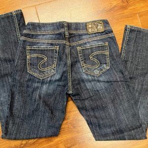 Silver Suki Straight Leg Jeans 28x32